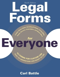 legal forms for everyone 7th edition carl w. battle 1581154518, 9781581154511
