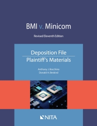 bmi v minico deposition file plaintiff s materials 11th edition anthony j. bocchino, donald h. beskind