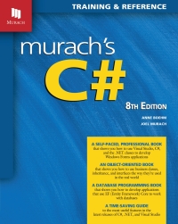 murachs c# 8th edition joel murach, anne boehm 1943873070, 9781943873074