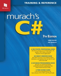 murachs c# 7th edition anne boehm, joel murach 1943872538, 9781943872534