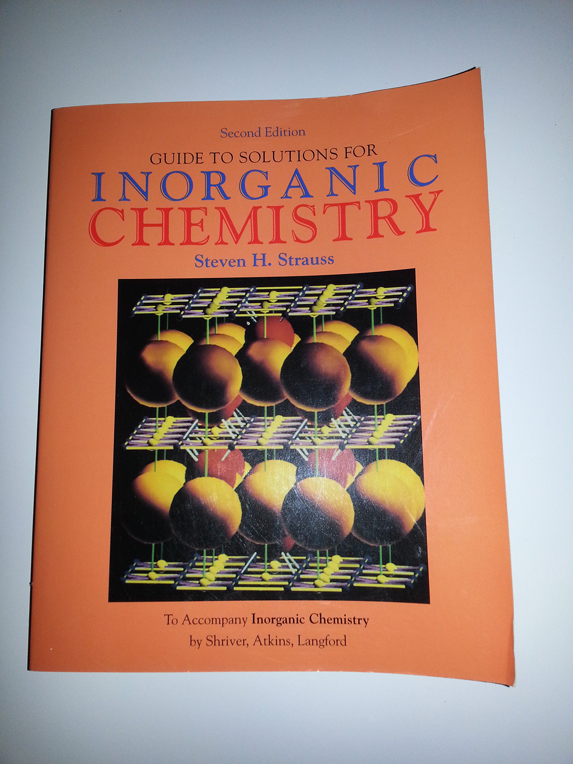 guide to solutions for inorganic chemistry  shriver, strauss, steven h. 0716723999, 9780716723998