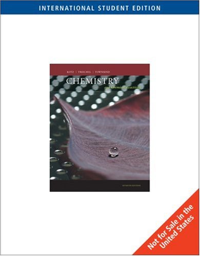 chemistry and chemical reactivity two semester international student edition kotz, john c. 1408009684,