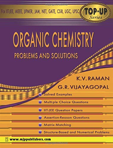 organic chemistry problems and solutions  raman, k. v., vijayagopal, g. r. 818094087x, 9788180940873