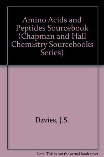 aminos acids and peptides 1st edition davies, j. s. 0412269503, 9780412269509
