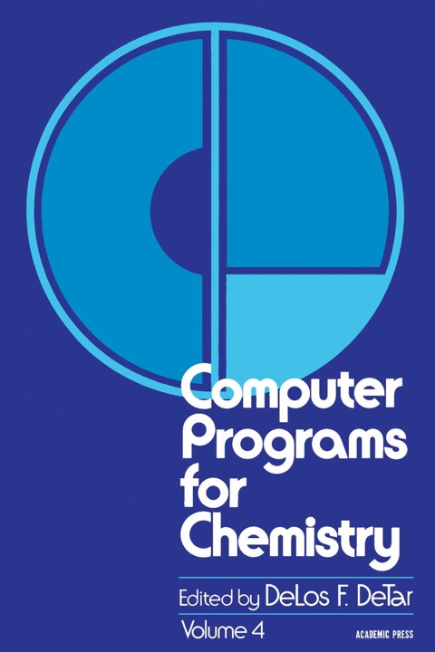 computer programs for chemistry 1st edition detar, d. f. 0121515044, 9780121515041