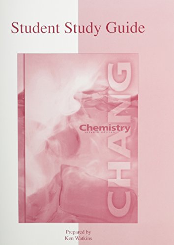 chemistry student study guide 7th edition chang, kenneth w. watkins 0072318015, 9780072318012