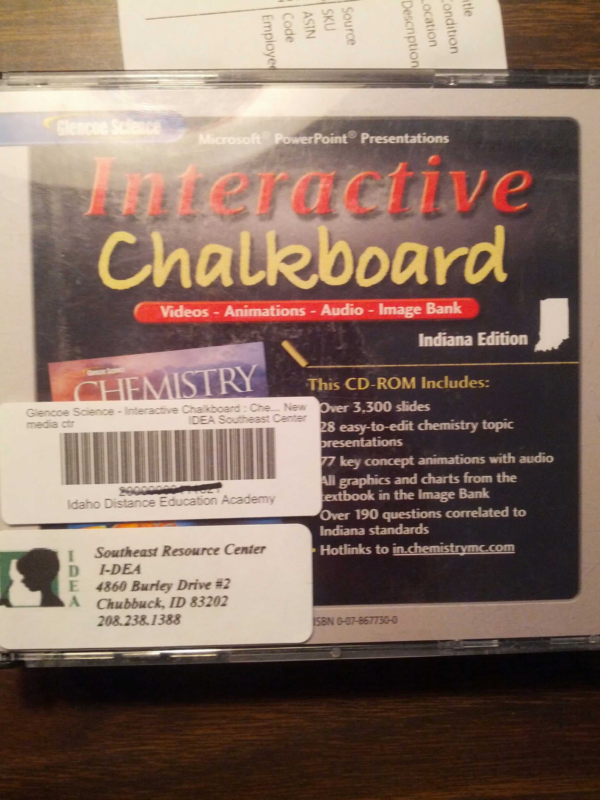 interactive chalkboard for glencoe chemistry matter and change  glencoe 0078677394, 9780078677397