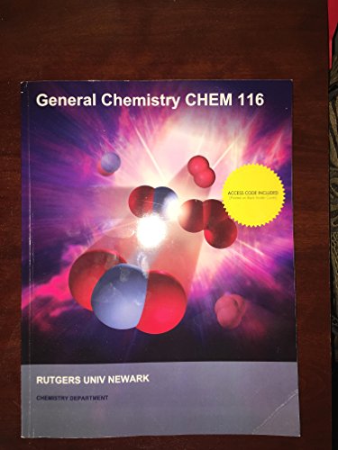 general chemistry chem 1 rutgers univ newark 1260035204, 9781260035209