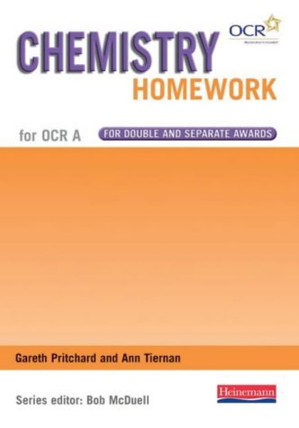 chemistry homework book  bob mcduell, ann tiernan, gareth pritchard 0435582801, 9780435582807