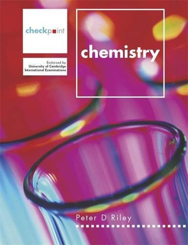 checkpoint chemistry pupils book peter riley 071958065x, 9780719580659