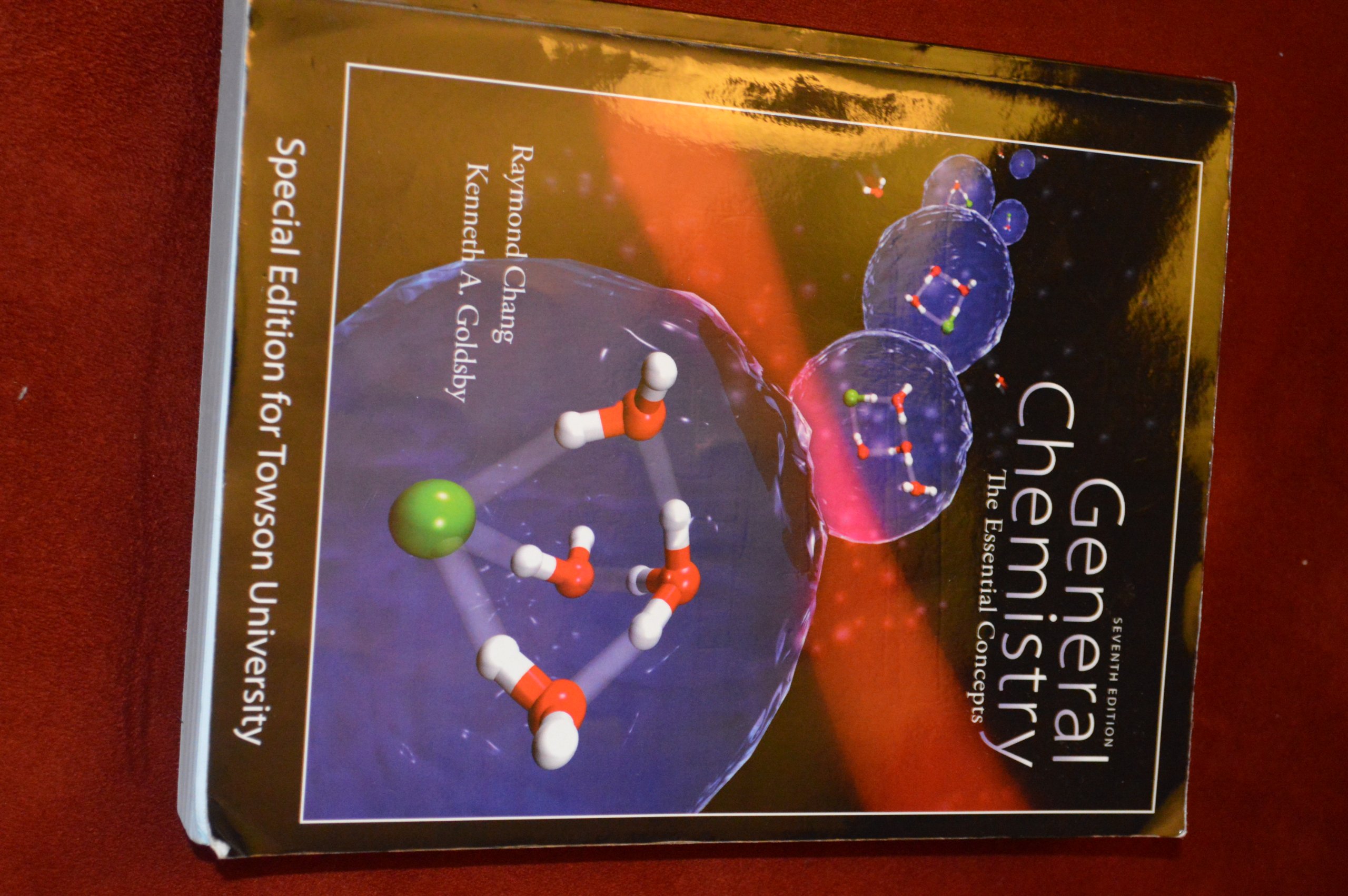 general chemistry the essential concepts special edition for towson university 7th edition raymond chang,