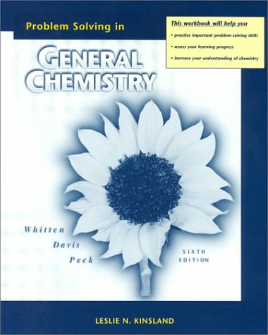 general chemistry 6th edition whitten 0030212294, 9780030212291
