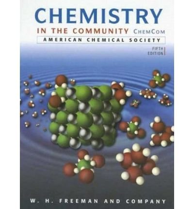 chemistry in the community 5th edition american chemical society staff 0716773880, 9780716773887