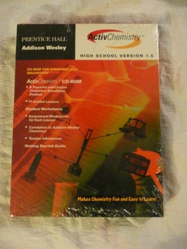 aw chemistry 2000 5th ed activchemistry cd rom single with workbook  addison wesley 0201356708, 9780201356700