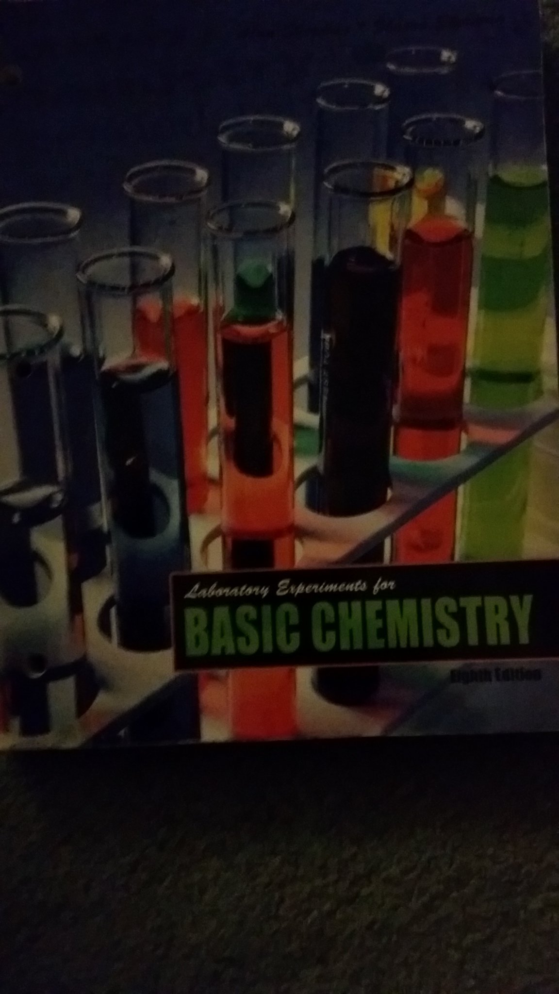 laboratory experiments for basic chemistry 8th edition alan sherman, sharon sherman 075755086x, 9780757550867