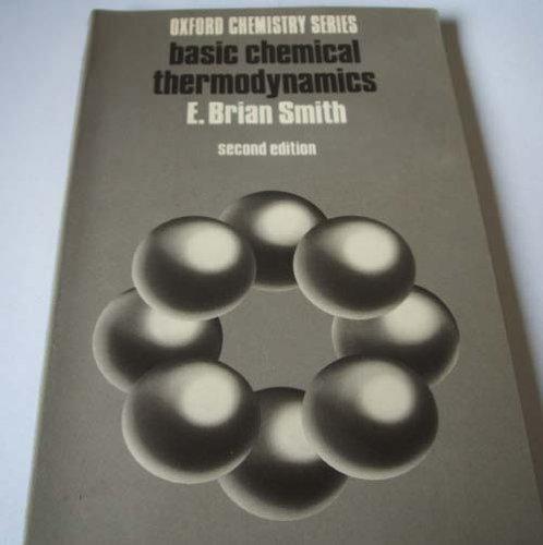 basic chemical thermodynamics 2nd edition smith, ali, e. brian 0198555083, 9780198555087