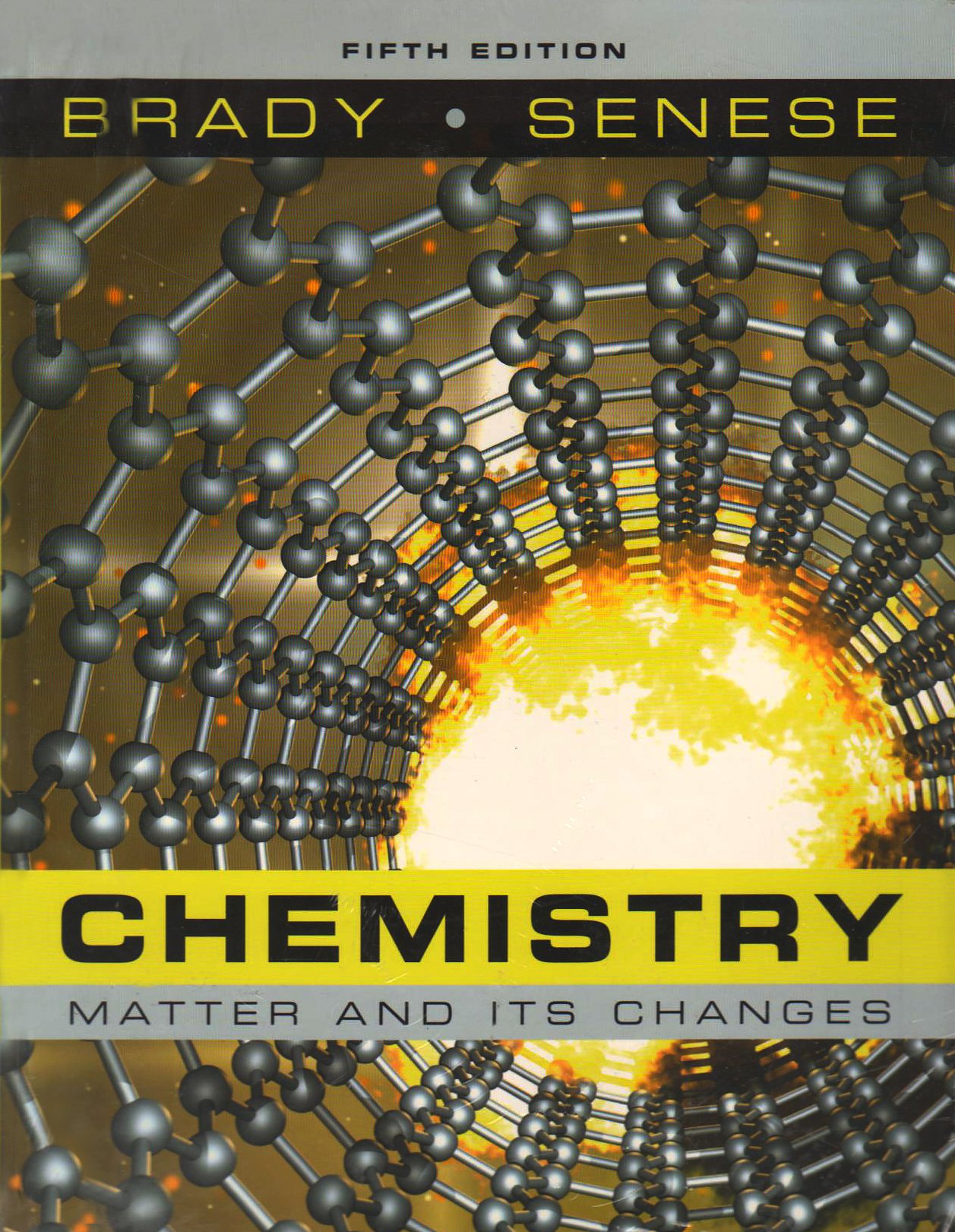 chemistry textbook and student study guide the study of matter and its changes 5th edition brady, james e.,