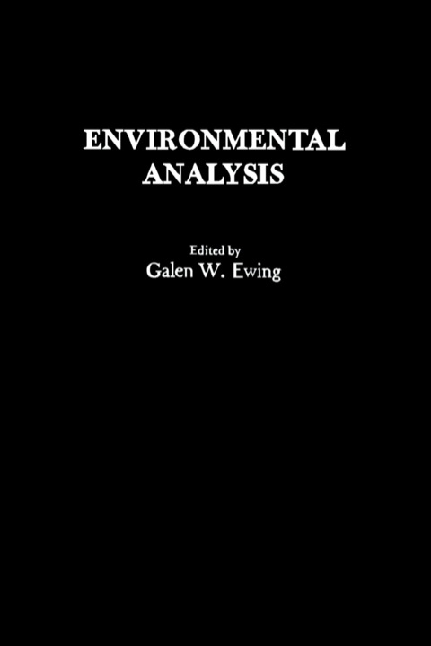 environmental analysis 5th edition federation of analytical chemistry and spectroscopy societies., galen w.