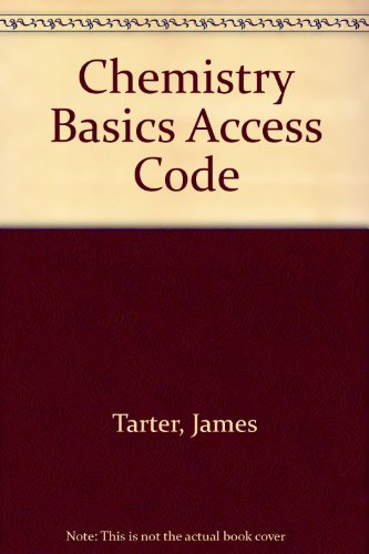 chemistry basics 1st edition tarter  james gordon 0757591728, 9780757591723