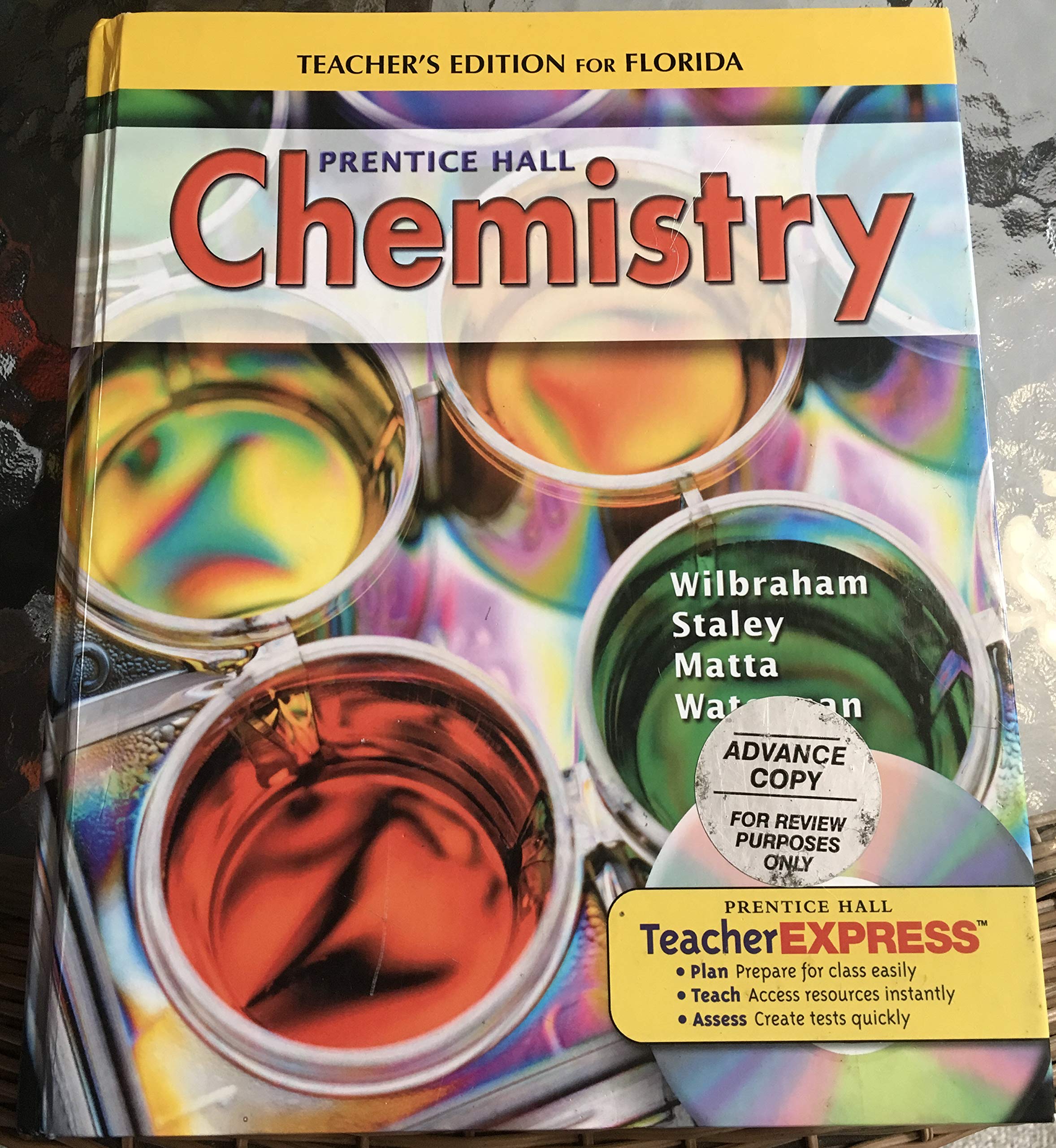 florida teachers edtion prentice hall chemistry  prentice hall 0132507994, 9780132507998