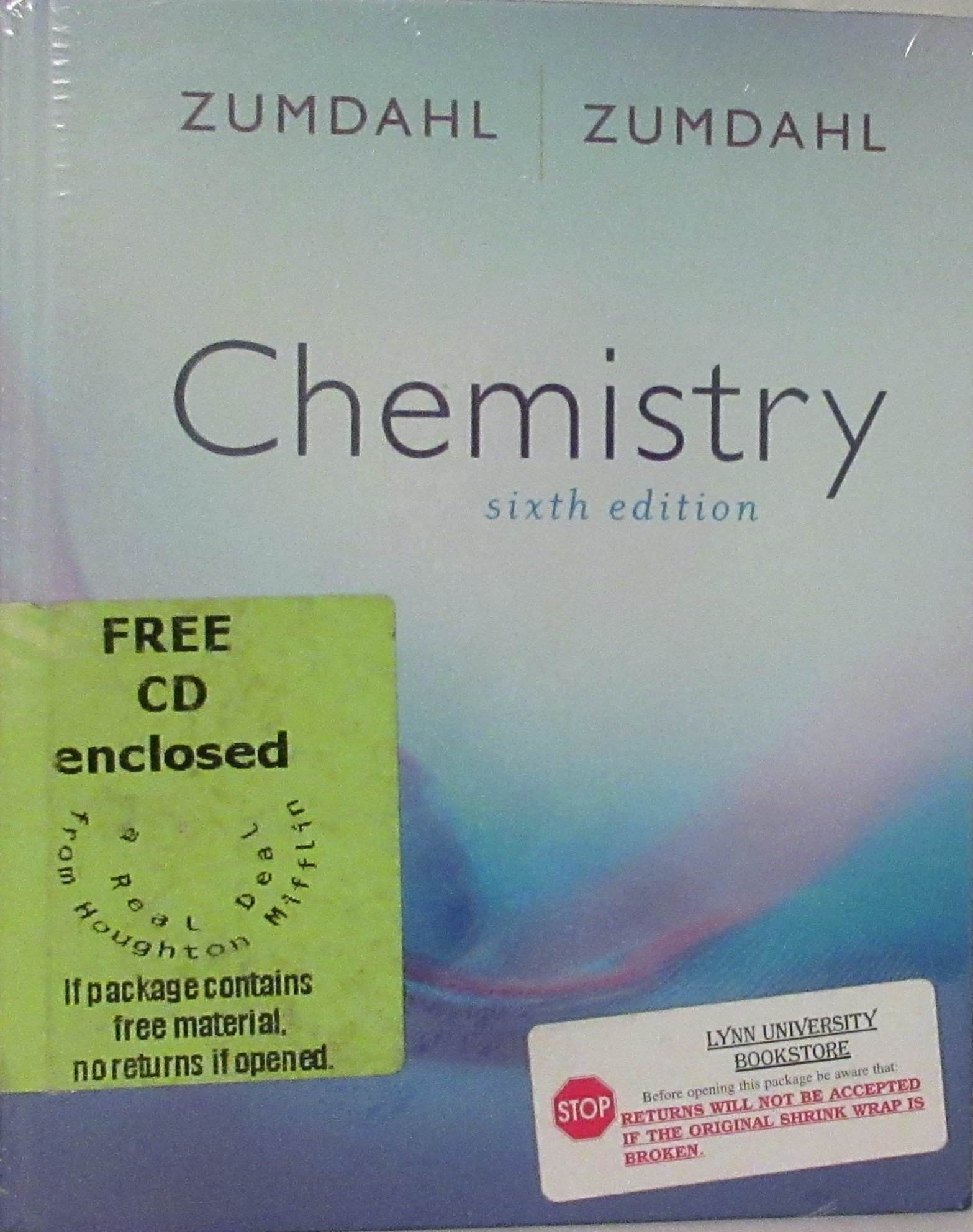 chemistry 6th pkg edition steven zumdahl 0618342311, 9780618342310