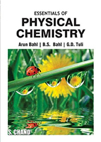 essential of physical chemistry bahl 8121929784, 9788121929783