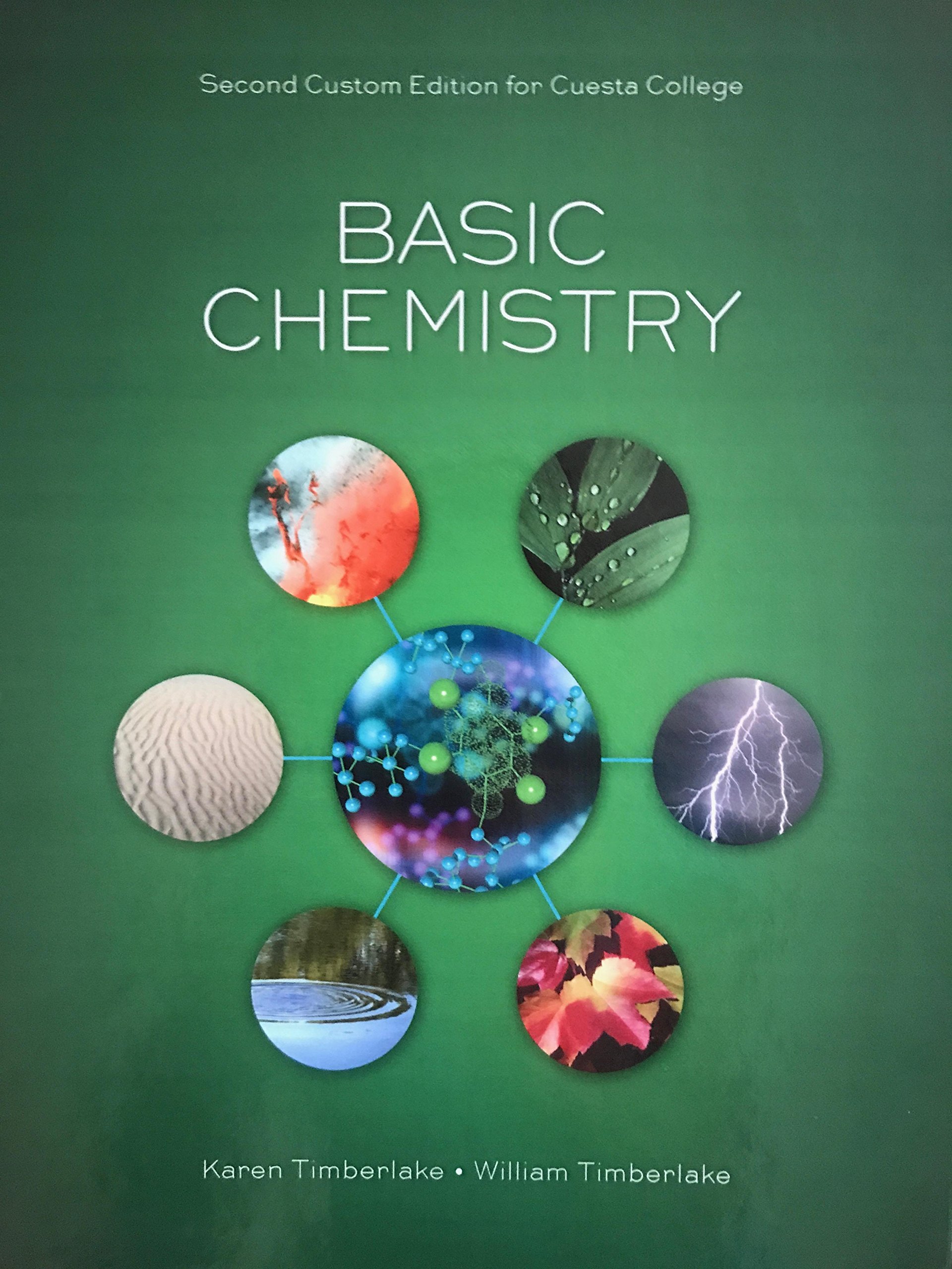 basic chemistry custom edition for cuesta college 2nd edition karen timberlake  william timberlake