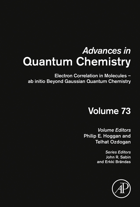 electron correlation in molecules ab initio beyond gaussian quantum chemistry 1st edition hoggan, philip e.