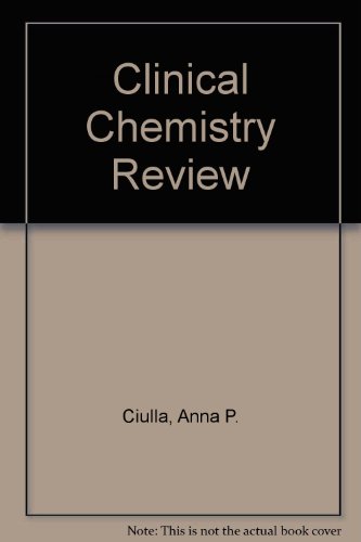 clinical chemistry review ciulla, anna p 0838511244, 9780838511244