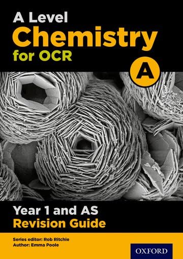 ocr a level chemistry a year 1 revision guide year 1  emma poole 0198351984, 9780198351986