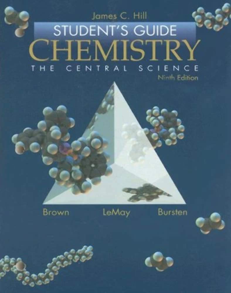 Chemistry The Central Science Student Guide - 9th Edition Pdf 