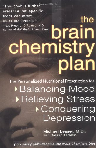 the brain chemistry plan  lesser, michael, kapklein, colleen j. 0399528490, 9780399528491
