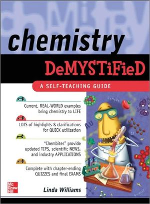 chemistry demystified a01 1st edition linda d. williams 0071433597, 9780071433594