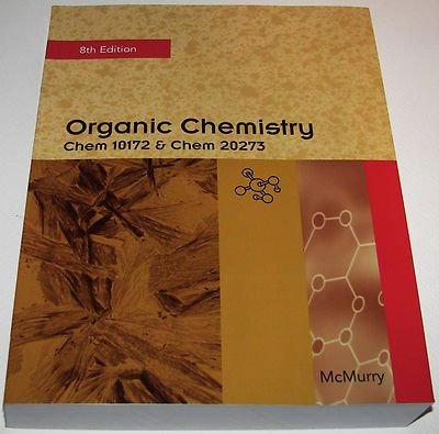 organic chemistry chem 10172 chem 20273 8th edition author 1133835287, 9781133835288