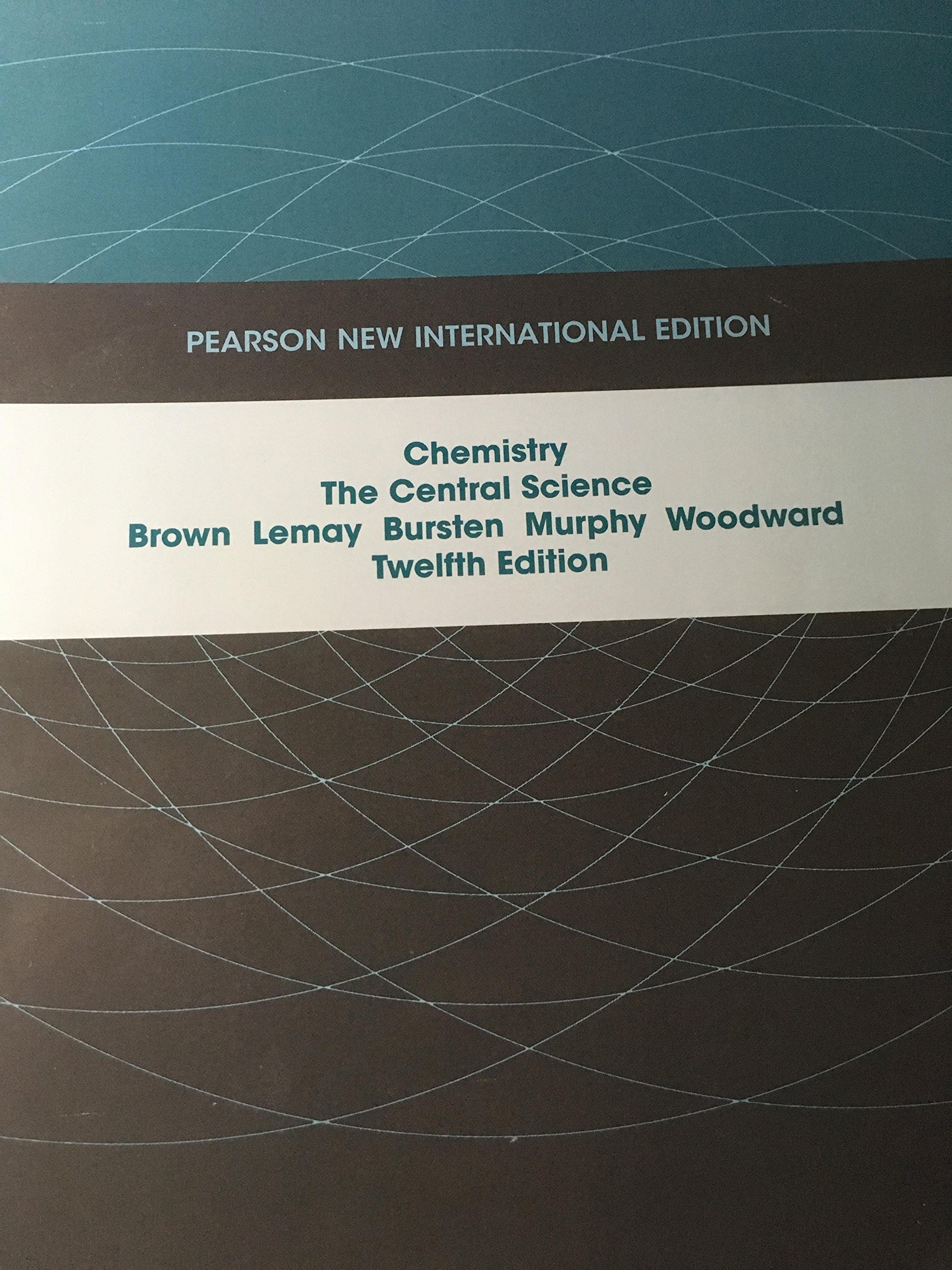 chemistry pearson new international edition the central science 12th edition theodore e. brown . h. eugene h.