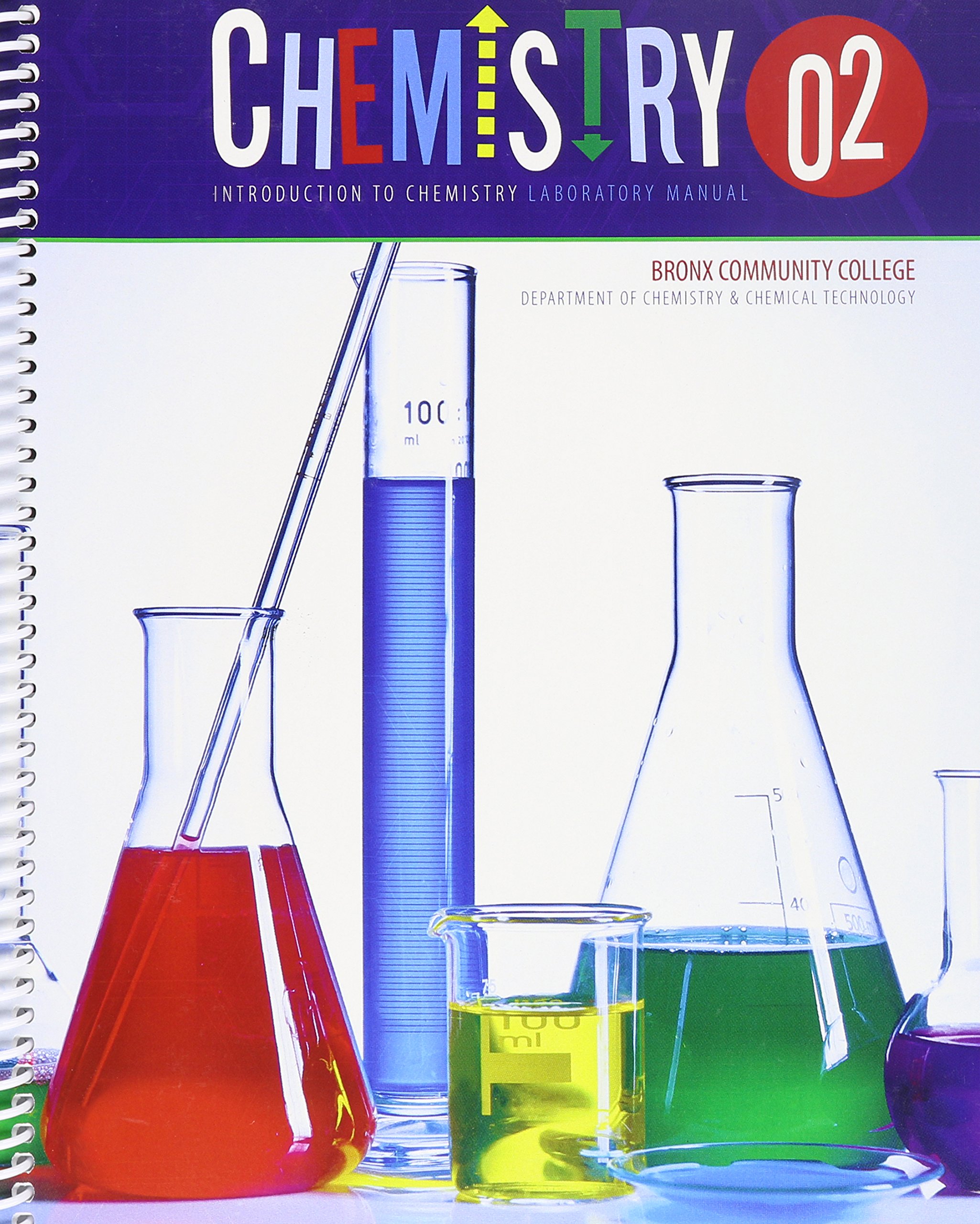 chemistry 02 introduction to chemistry laboratory manual 1st edition bronx cc chemistry dept 146524154x,