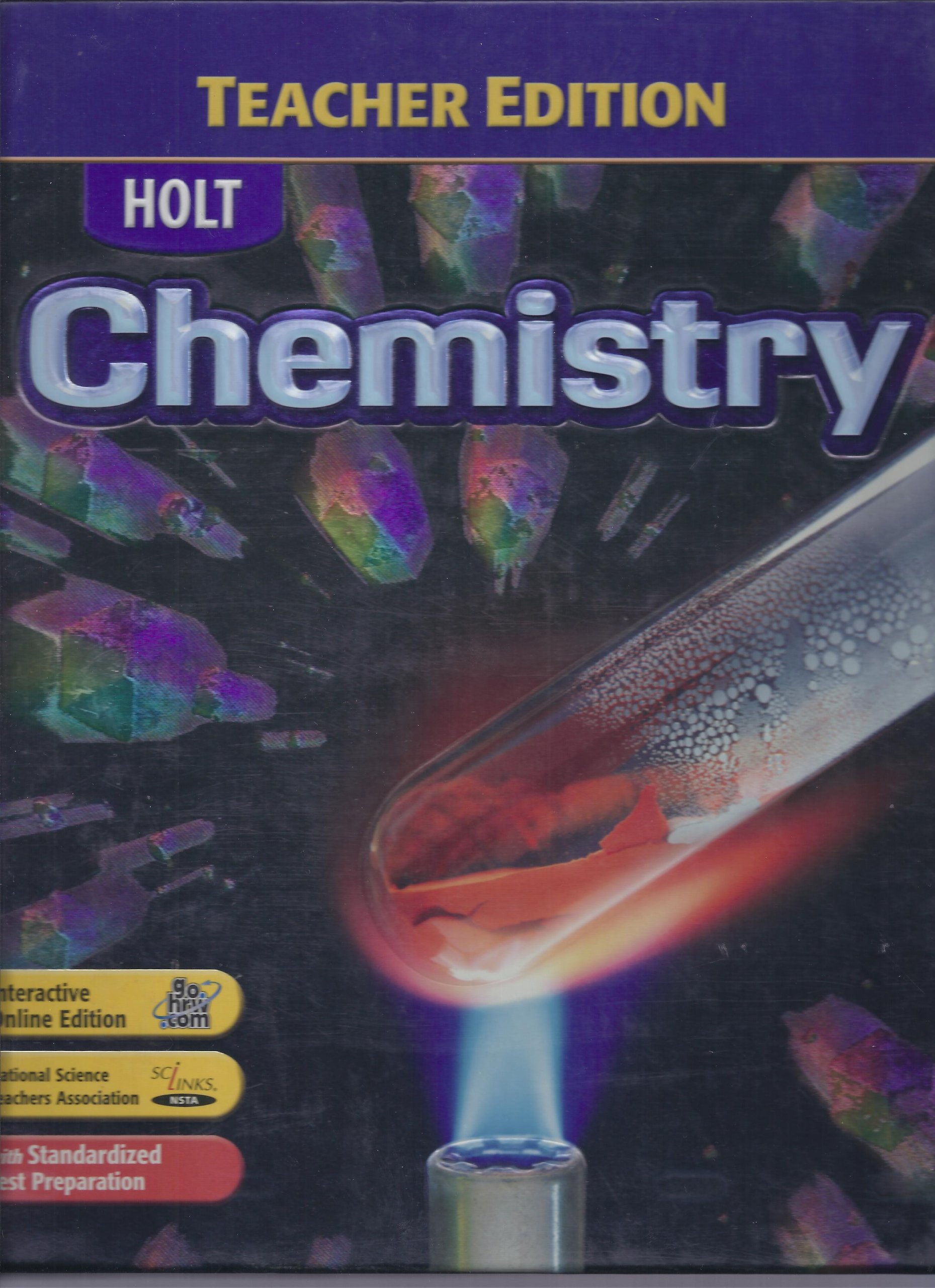 holt chemistry teacher edition 1st edition holt, rinehart and winston 0030391083, 9780030391088