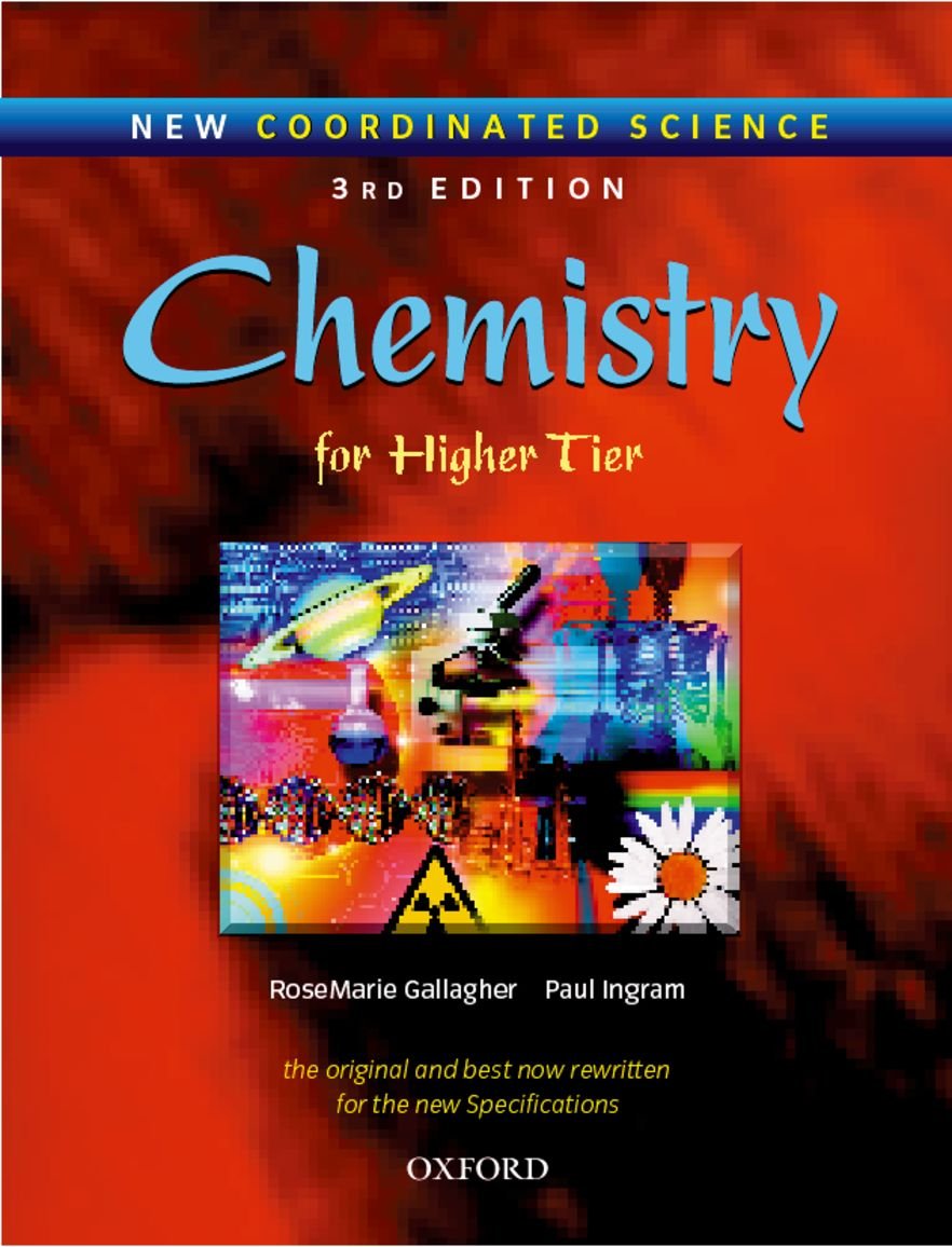 chemistry for higher tier 3rd edition rose mari gallagher 0199148171, 9780199148172