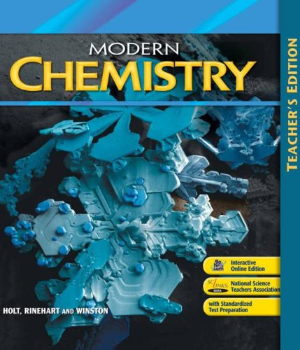 modern chemistry teachers edition 2009 1st edition holt, rinehart and winston 0030367875, 9780030367878
