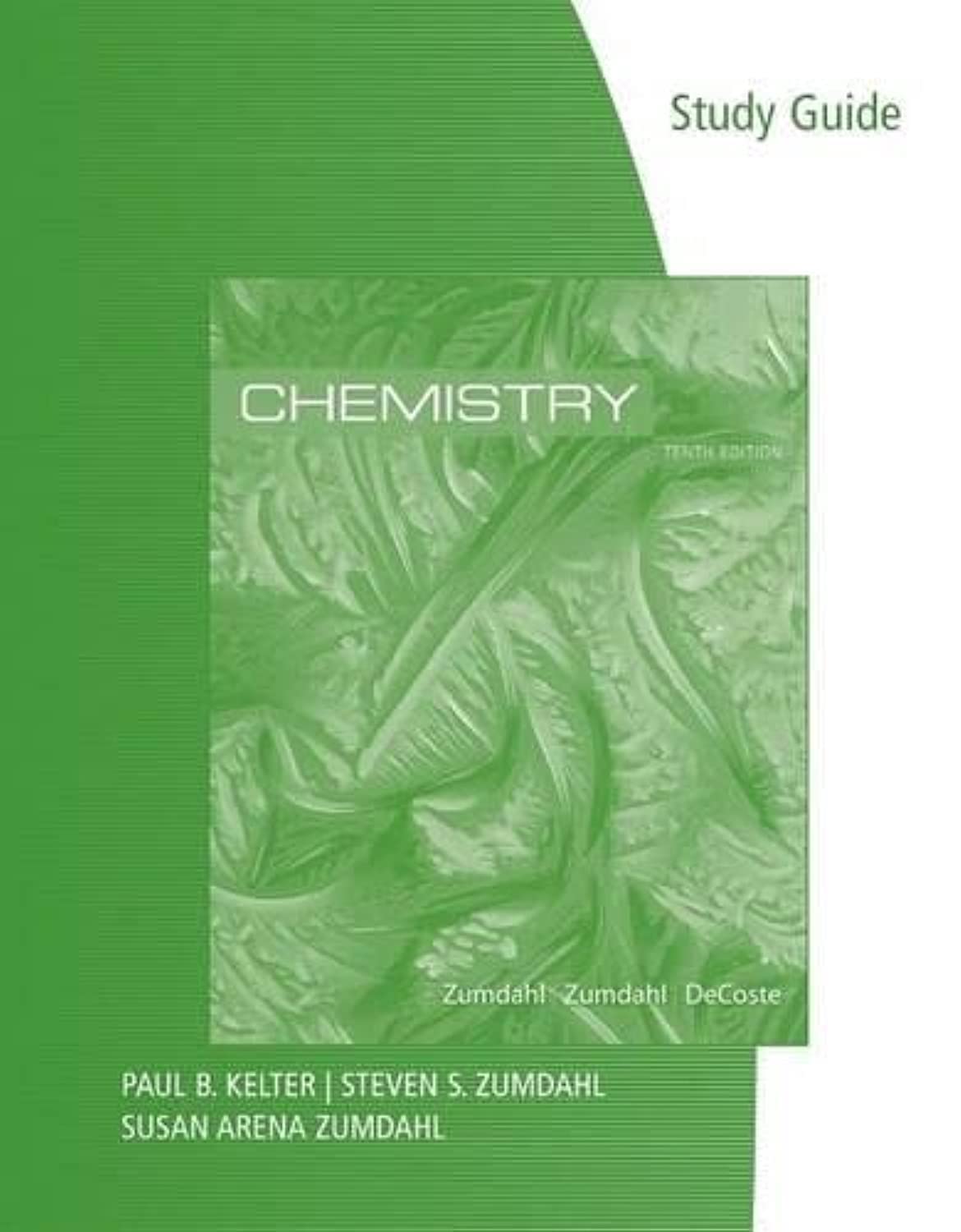 study guide for zumdahl/zumdahl/decoste s chemistry 10th edition 10th edition zumdahl, steven s., susan a.,