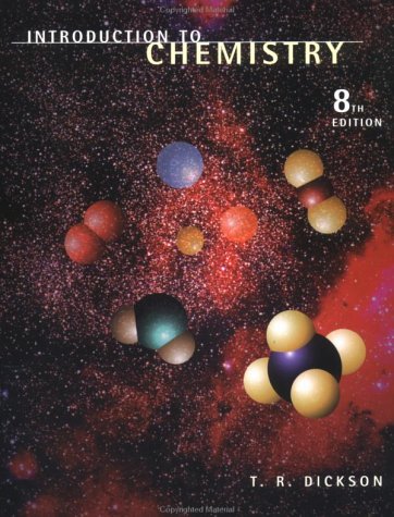 introduction to chemistry 8th edition dickson, t. r. 0471180424, 9780471180425