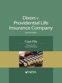 dixon v providential life insurance co 7th edition edward r. stein, frank d. rothschild 1601567995,