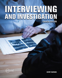 interviewing and investigation 4th edition kerry watkins 1774620057, 9781774620052