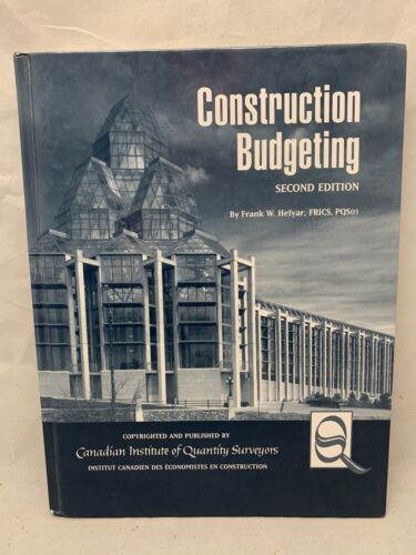 construction budgeting second ed hc excellent condition architecture 1st edition frank w helyar 1896606261