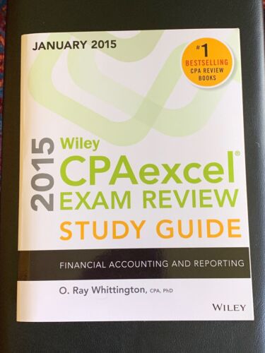 Wiley Cpaexcel Exam Review 2015 Study Guide Financial Accounting And Reporting New