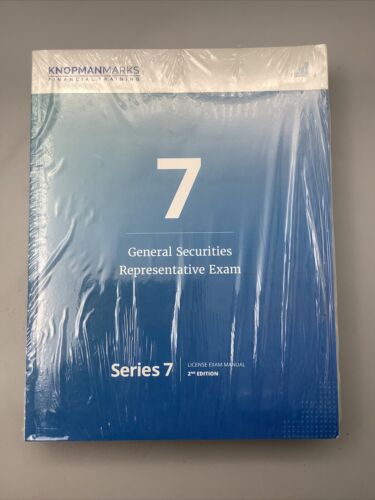 general securities representative exam book series 7 knopman marks 2nd edition 1st edition knopman marks
