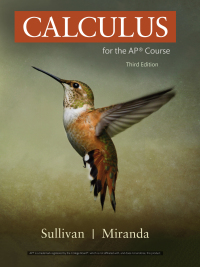 calculus for the ap course 3rd edition michael sullivan, kathleen miranda 1319244319, 1319248829,