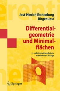 differentialgeometrie und minimalfl chen 2nd edition jost hinrich eschenburg, j?rgen jost 3540222278,
