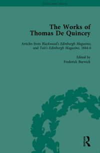 the works of thomas de quincey part iii vol 15 1st edition grevel lindop, barry symonds 1138764965,