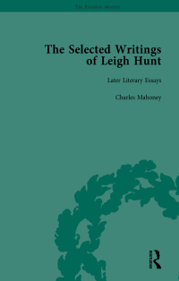 the selected writings of leigh hunt vol 4 1st edition robert morrison, michael eberle sinatra 1138763179,